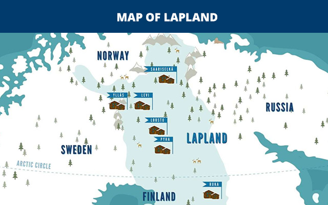 Map of Lapland